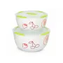Oursson BS4781RC/GA keramische saladekommenset, groene appel