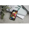 Smartphonehoesje iKins voor iPhone XS/S — kersenbloesem-wit design, beschermende hardcase pasvorm