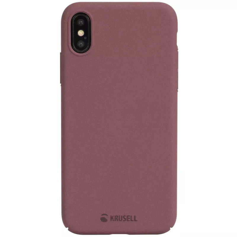 Portemonneehoes Krusell Sandby iPhone X/XS bordeauxrood