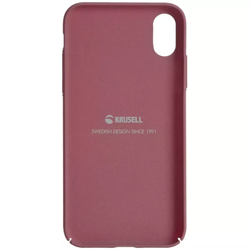 Portemonneehoes Krusell Sandby iPhone X/XS bordeauxrood