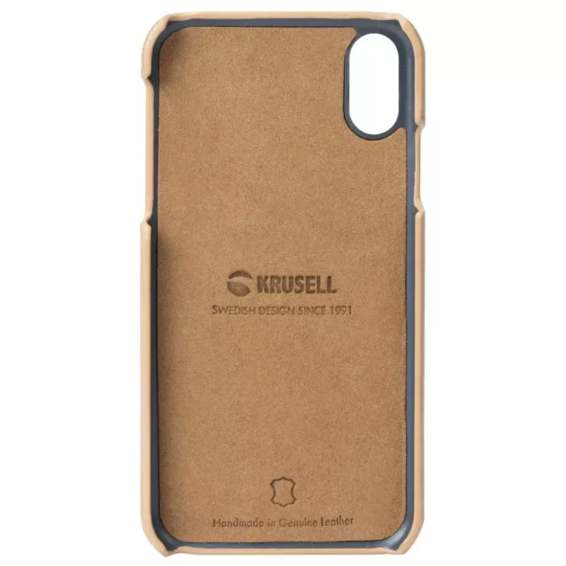 Hoesje Krusell Sunne iPhone XS Max 16,5 cm beige