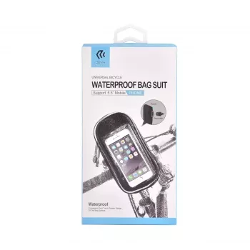 Devia universele waterdichte fietstas zwart