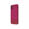 Tellur Glitter II hoesje van kunstleer voor iPhone X/XS, roze