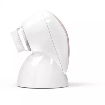 HoMedics FAC-600-EU gezichtsborstel pulsatie roségoud, wit batterij
