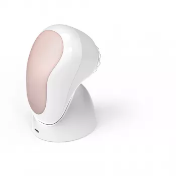 HoMedics FAC-600-EU gezichtsborstel pulsatie roségoud, wit batterij
