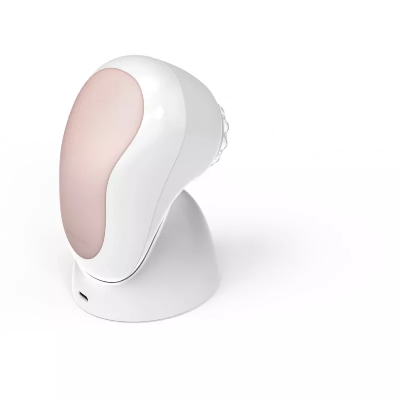 HoMedics FAC-600-EU gezichtsborstel pulsatie roségoud, wit batterij