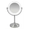 HoMedics MIR-8150-EU cosmeticaspiegel vrijstaand rond roestvrijstaal