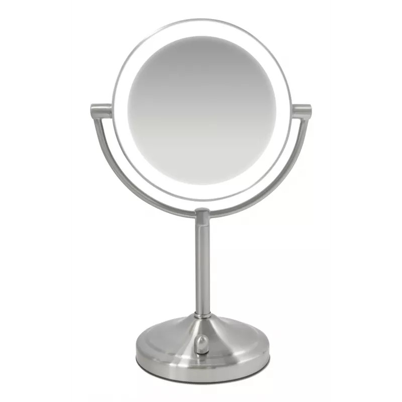 HoMedics MIR-8150-EU cosmeticaspiegel vrijstaand rond roestvrijstaal
