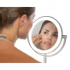 HoMedics MIR-8150-EU cosmeticaspiegel vrijstaand rond roestvrijstaal
