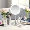 HoMedics MIR-8150-EU cosmeticaspiegel vrijstaand rond roestvrijstaal