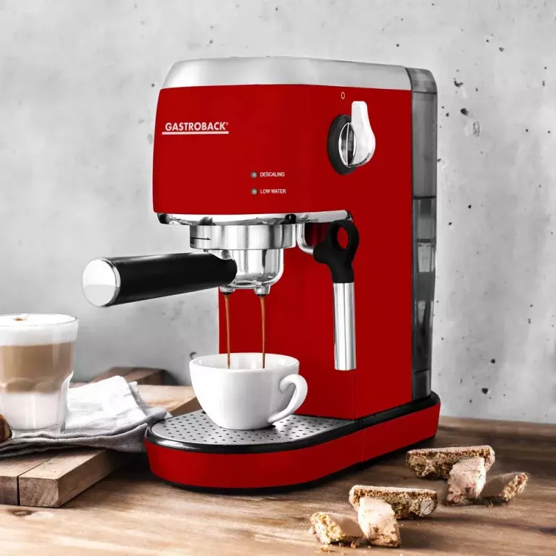 Espressomachine Gastroback Design Espresso Piccolo 1,5 L 1400 W rood