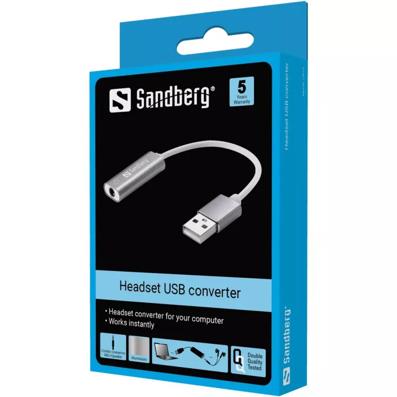 Headset USB-converter Sandberg Sandberg Headset USB-converter