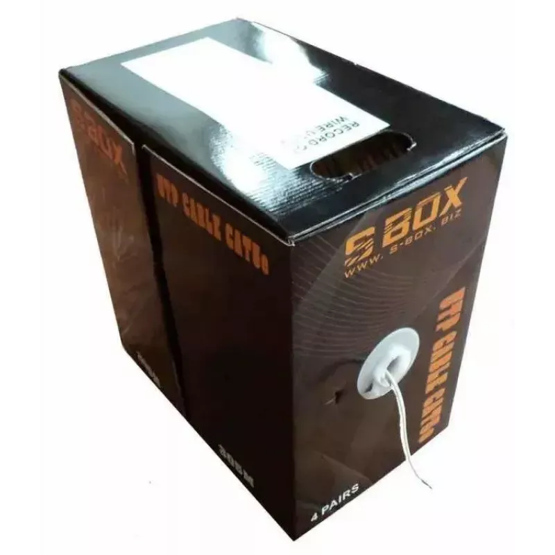 Netwerkkabel SBOX UTP-305 CAT5E RJ45 305 m blauw