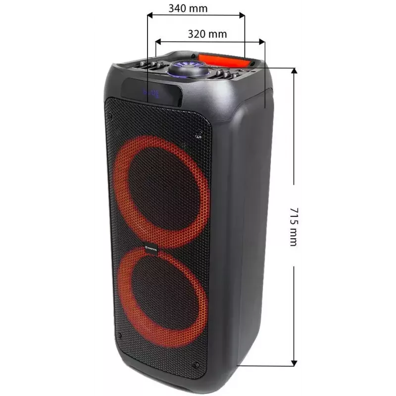 Draagbare Bluetooth-luidspreker MANTA SPK5310 PRO 20W – draadloos, oplaadbaar, TWS-ondersteuning