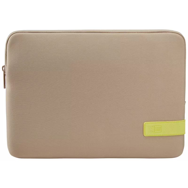 Case Logic Reflect REFPC-113 Plaza Taupe/Sun-Lime 33,8 cm (13,3 inch) sleeve-hoes