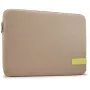 Case Logic Reflect REFPC-114 laptophoes 35,6 cm (14 inch), traagschuim, polyester, Plaza Taupe/Sun-Lime