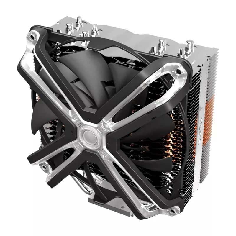 Zalman CNPS17X computerkoelsysteem processorkoeler 14 cm zwart, grijs