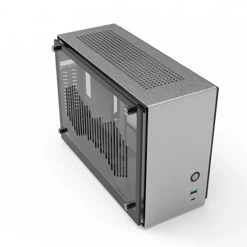 PC-behuizing Zalman M2 Mini-Silver mini-tower zilver