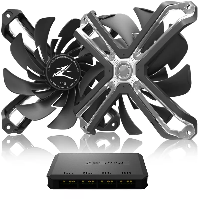 Zalman ZM-SF120A3 computerkoelsysteem computerbehuizing ventilator 12 cm zwart