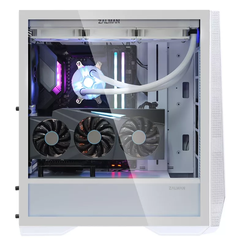 Zalman Z9 Iceberg ATX mid tower PC-behuizing, wit ventilator midi tower