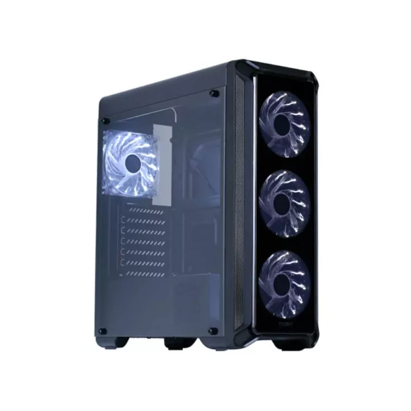 Zalman i3 Edge midi-tower – zwart – midi/minitower – ATX midi tower zwart