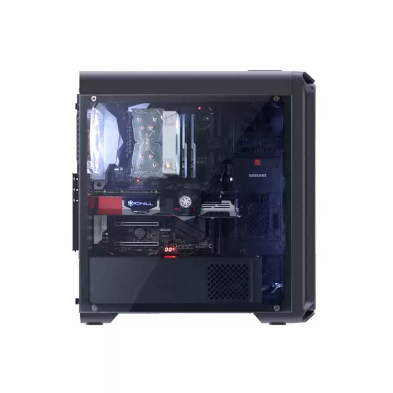 Zalman i3 Edge midi-tower – zwart – midi/minitower – ATX midi tower zwart