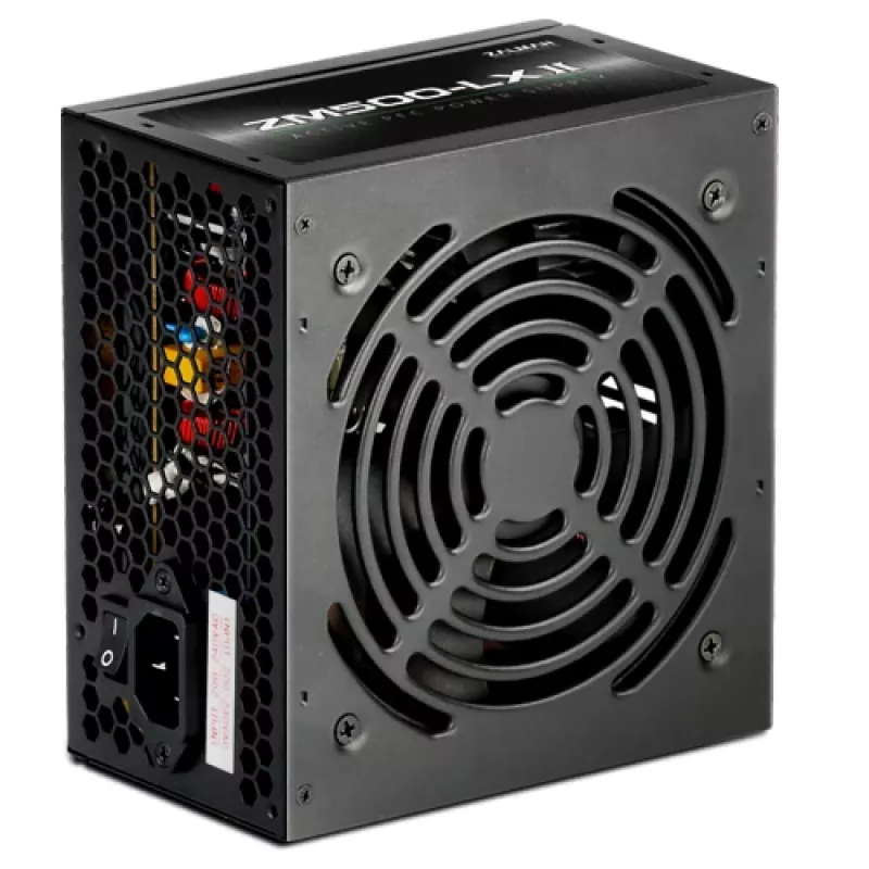 Zalman ZM500-LXII voeding 500 W 20+4-pin ATX ATX zwart