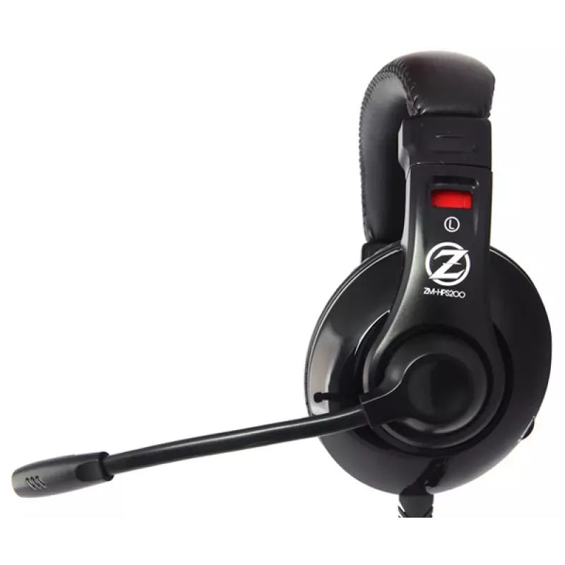 Zalman ZM-HPS200 koptelefoon/headset bedraad hoofdband gaming zwart