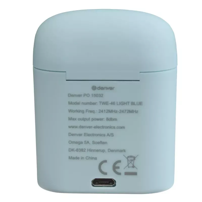 Koptelefoon Denver TWE-46LIGHTBLUE