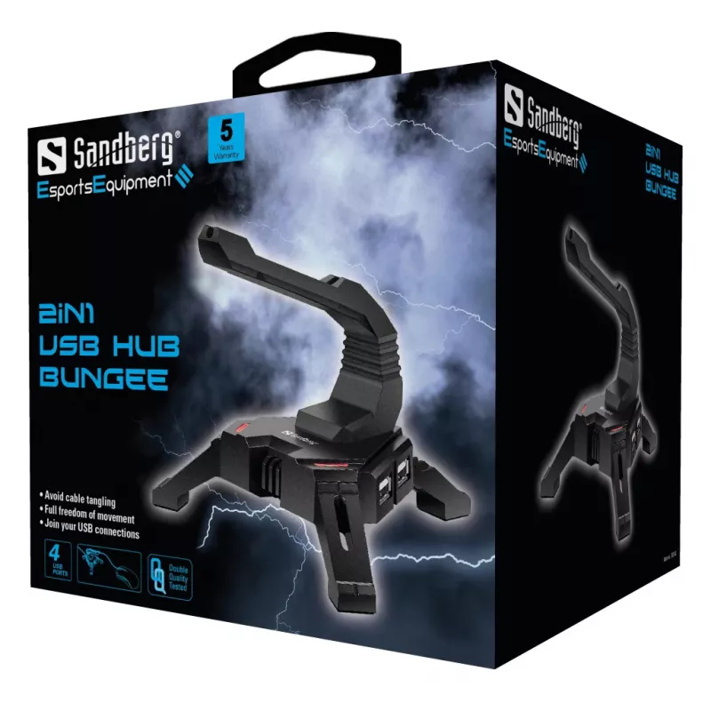 Sandberg 2in1 USB-hub Bungee
