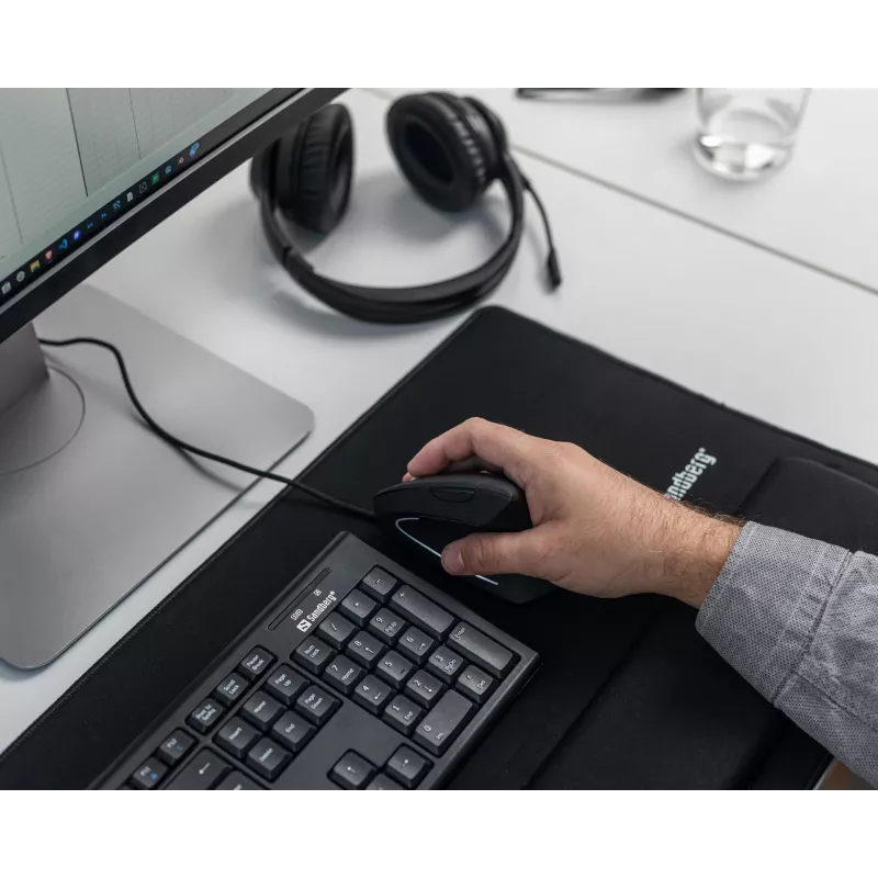 Bedrade muis Sandberg Wired Vertical Muis USB Type-A