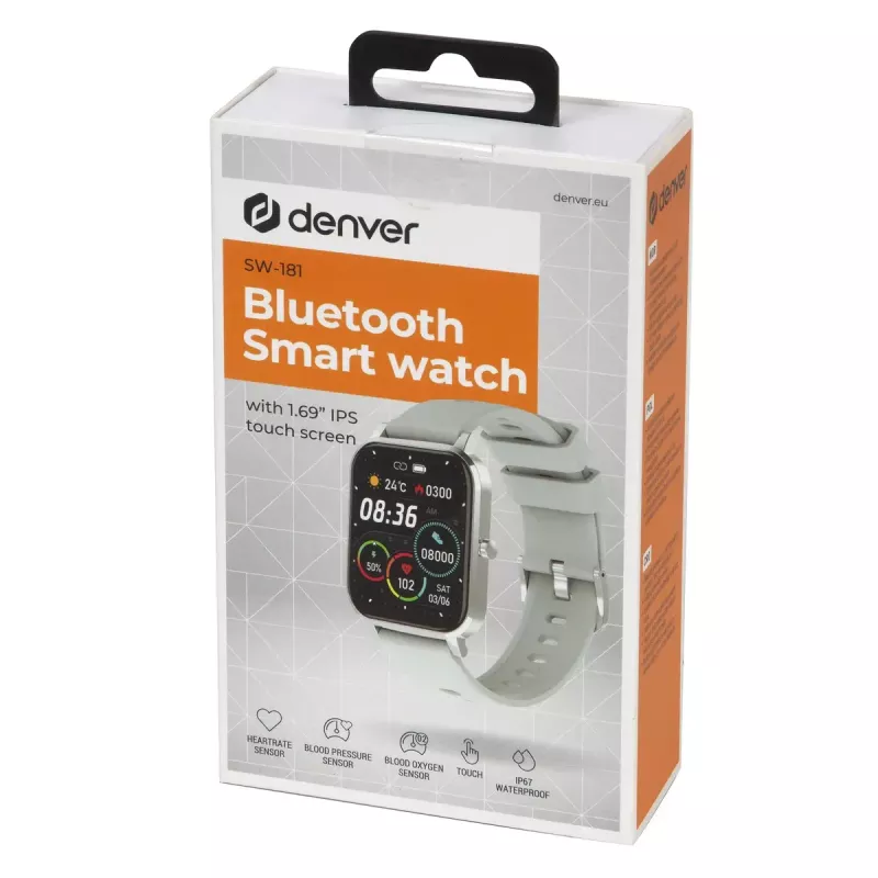 Smartwatch Denver SW-181 grijs zilver