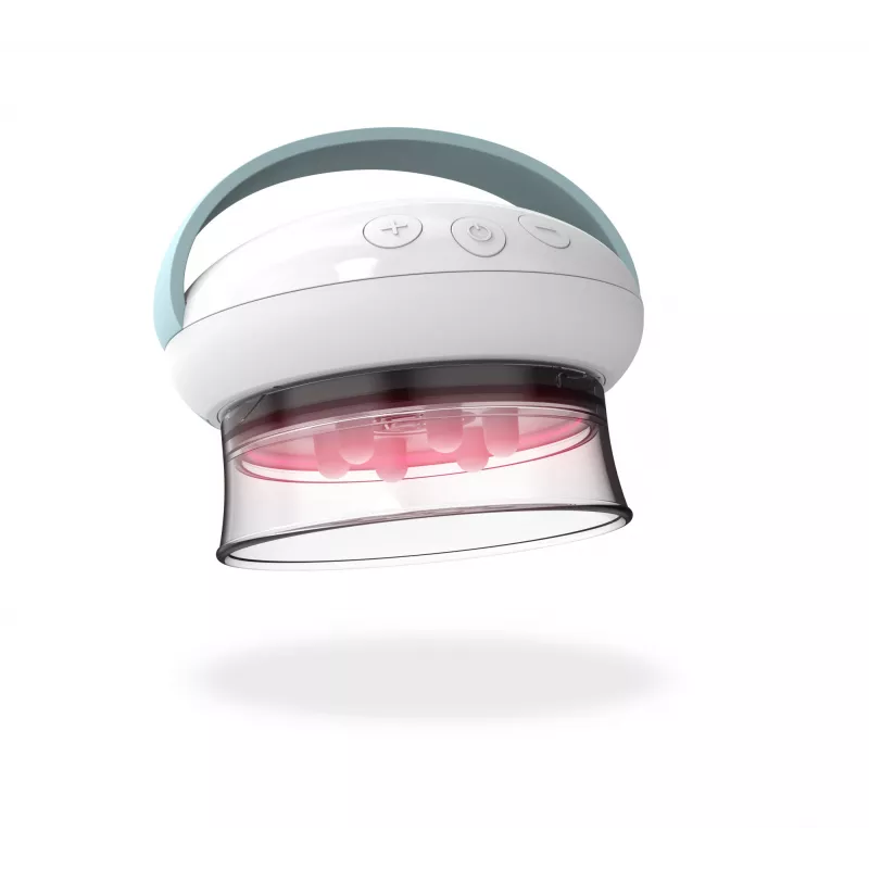 HoMedics Smoothee IR massager voor benen wit 4 koppen op batterijen