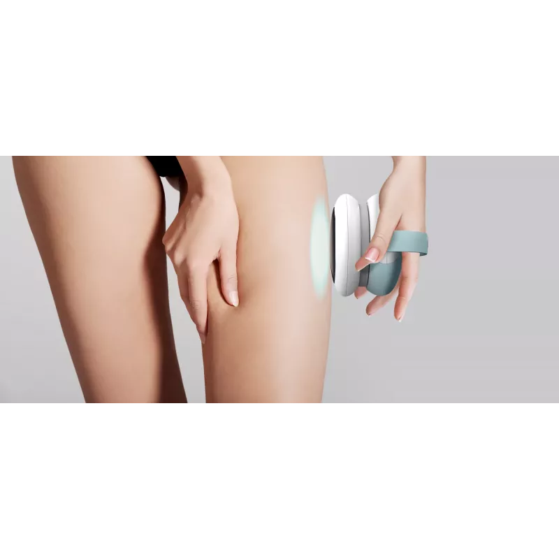 HoMedics Smoothee IR massager voor benen wit 4 koppen op batterijen