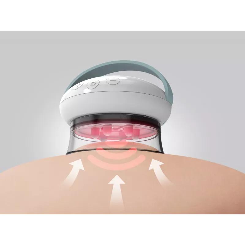 HoMedics Smoothee IR massager voor benen wit 4 koppen op batterijen