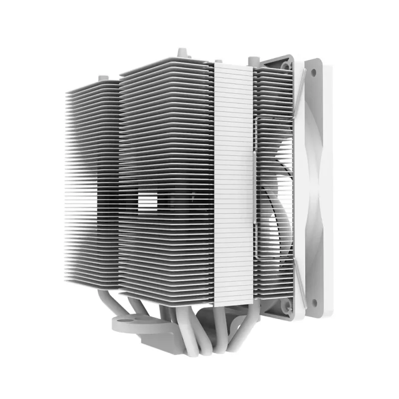Zalman CNPS10X PERFORMA White hoogwaardige CPU-koeler met witte coating, 180 W TDP, 135 mm EBR processorkoeler 13,5 cm