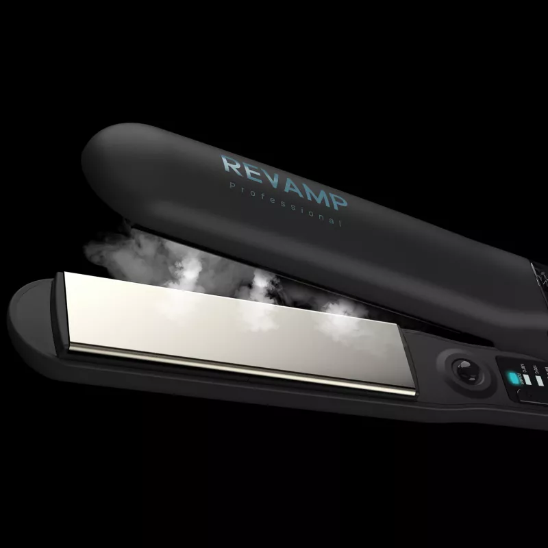 Revamp Progloss Steamcare ST-1600-EU stijltang stoom zwart 3 m