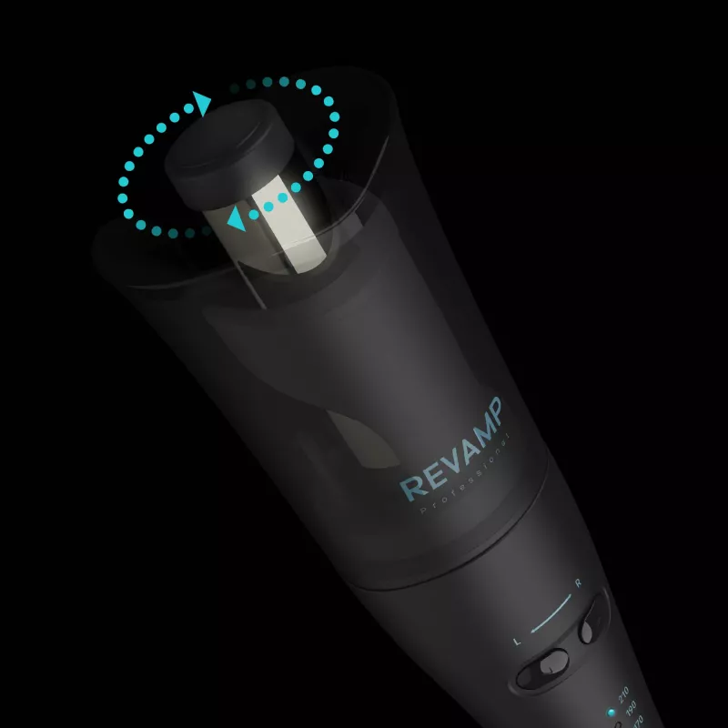 Revamp Progloss Hollywood Curl Automatic krultang Warm zwart 3 m