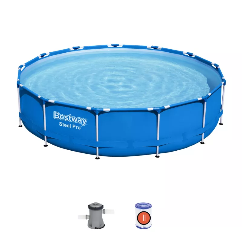 Framepool Bestway Steel Pro 13' x 33 inch/3,96 m x 84 cm inhoud 8680 L