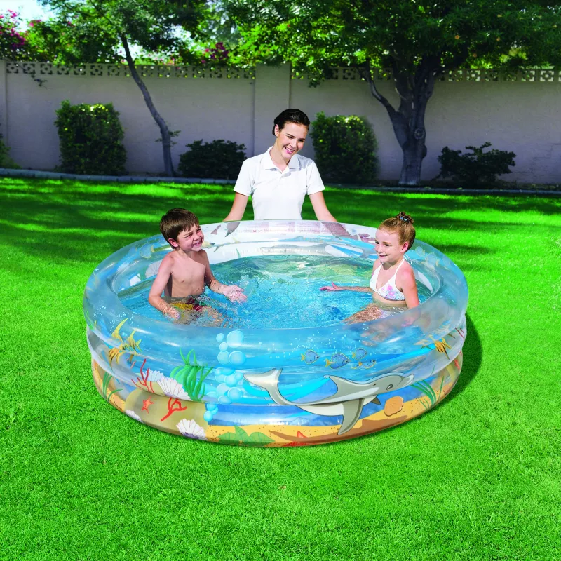 Opblaasbaar zwembad Bestway transparant Seeleben zwembad Φ1,5m x H53cm