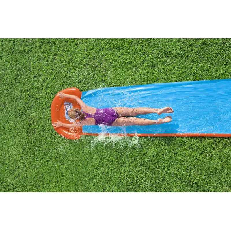Tuinwaterglijbaan Bestway H2OGO! Tsunami Splash Ramp Single Slide 4,88 m
