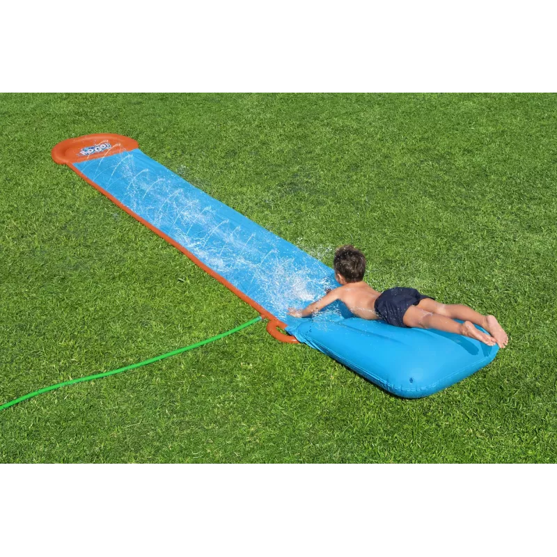 Tuinwaterglijbaan Bestway H2OGO! Tsunami Splash Ramp Single Slide 4,88 m