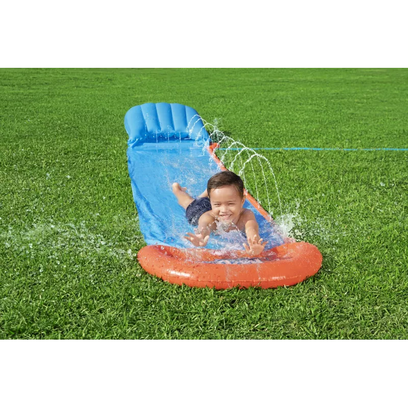 Tuinwaterglijbaan Bestway H2OGO! Tsunami Splash Ramp Single Slide 4,88 m