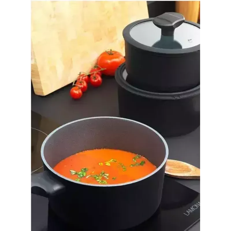 Pannenset Russell Hobbs RH02131EU7 3-delig CrystalTech