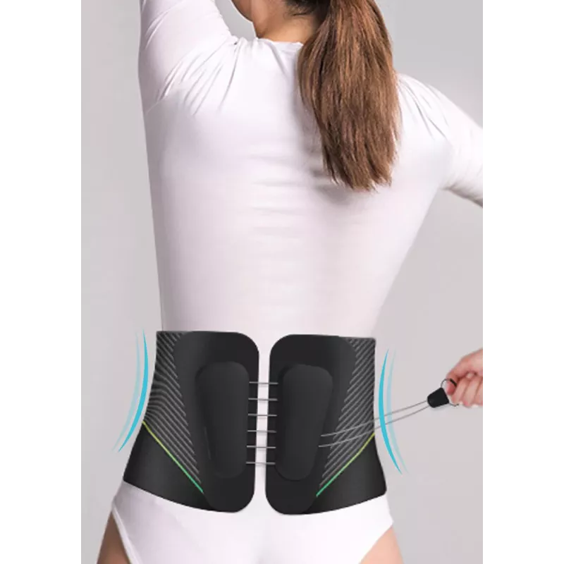 Rug- en lendensteun-massagegordel HoMedics zwart stof