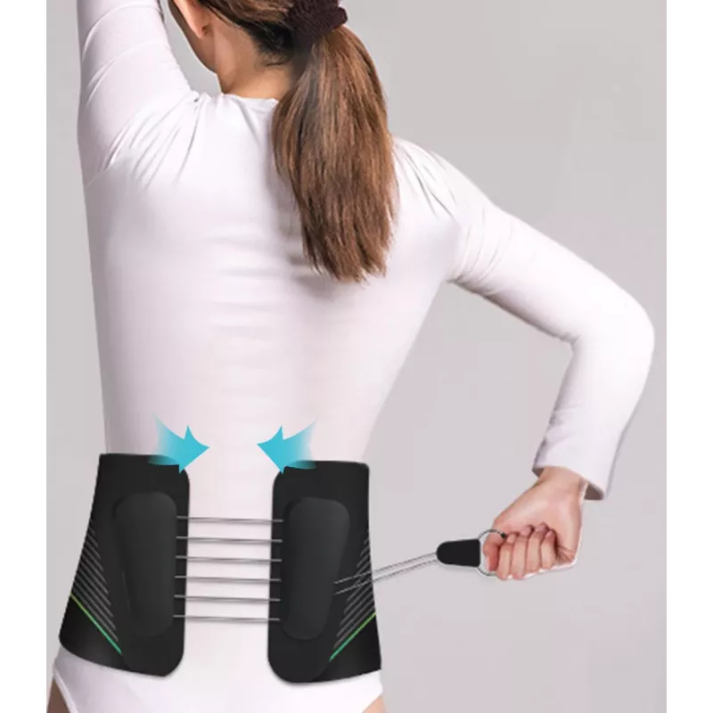 Rug- en lendensteun-massagegordel HoMedics zwart stof