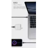 USB-C-naar-USB-C-kabel Orsen S53, 1 m, 3 A, rood