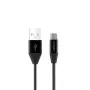 USB Type-C-datakabel Orsen S33 2.1 A 1,2 m – zwart
