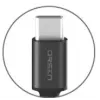 USB-A-naar-USB-C-kabel Orsen S9C 1 m, 2,1 A, zwart