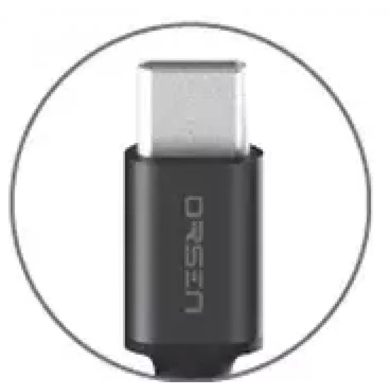 USB-A-naar-USB-C-kabel Orsen S9C 1 m, 2,1 A, zwart